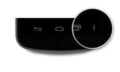Android 4.0 Menu Button ICS