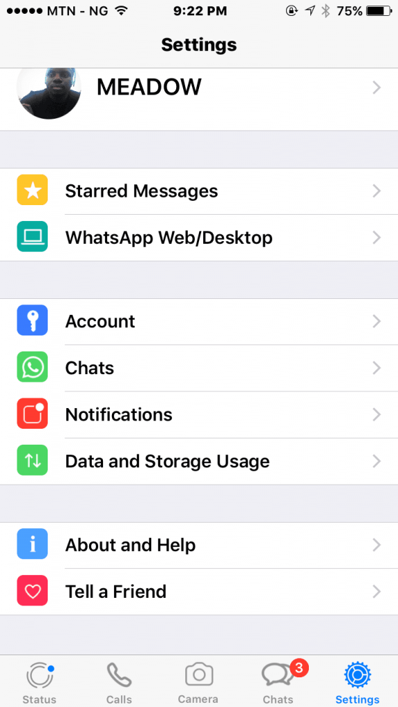 WhatsApp Settings