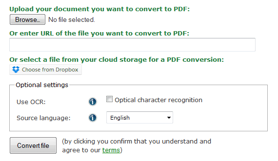 Convert Pictures, Microsoft Word, Excel, Website, To PDF