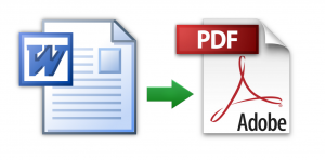 Word to PDF conversion