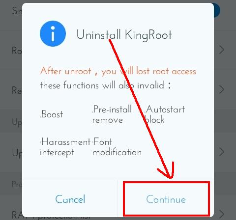 Unroot Android Phone Using Kingroot App