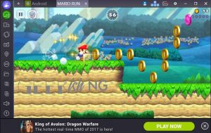Playing Mario Run Android game on PC